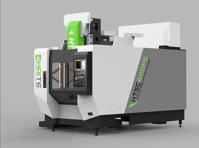 HTMDF-400摇篮五轴加工中心加工新能源汽车配件